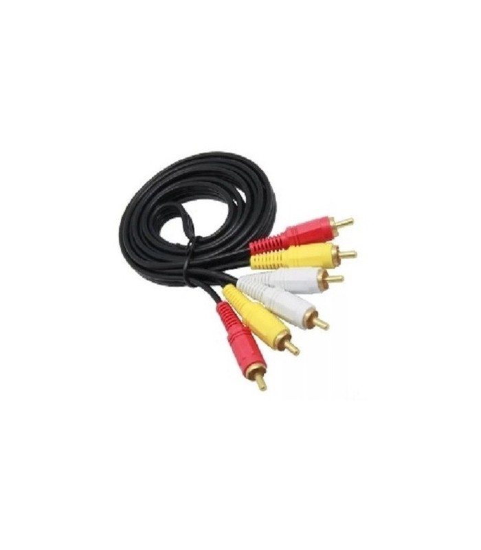 Cable RCA 3x3 de 1,5m.