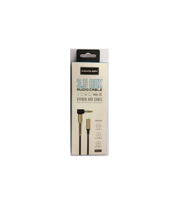Cable alargador audifonos 3,5 de 1 metro