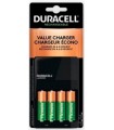 Cargador de pilas Duracell mas 4 Pilas Recargables