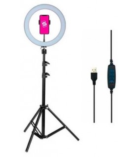 Aro Luz led 26cm. con Tripode y Soporte Celular