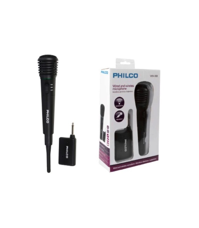 Microfono Inalambrico & Alambrico Philco