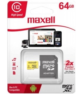 Memoria micro Sd de 64Gb. Maxell