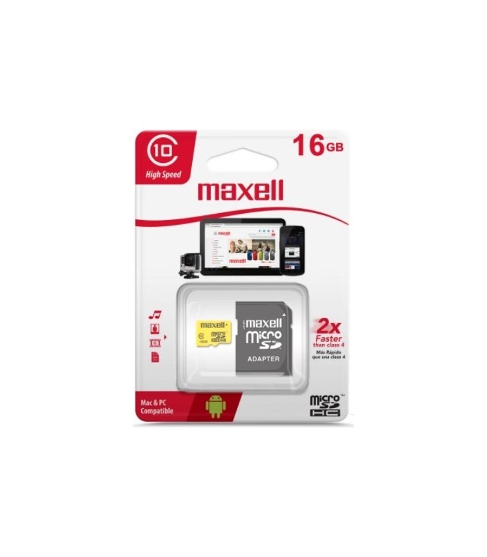 Memoria Micro Sd de 16Gb. Maxell