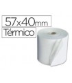 Papel termico 57mm x 40mm