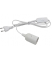 Portalamparas con interruptor y enchufe