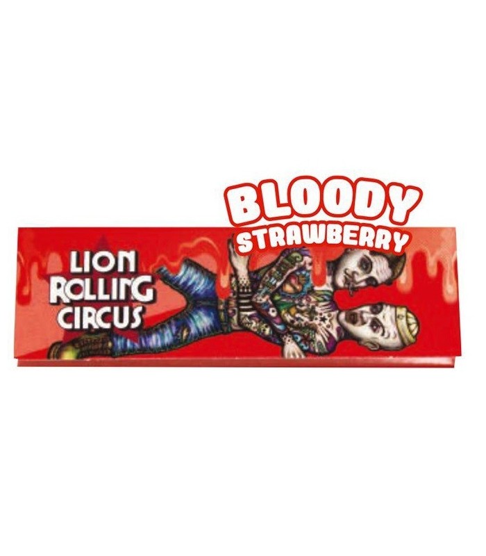 PAPEL LION ROLLING CIRCUS 1 1/4 BLOODY STRAWBERRY