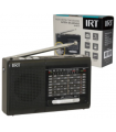 Radio portátil IRT AM/FM, Mp3, USB, slot Memoria