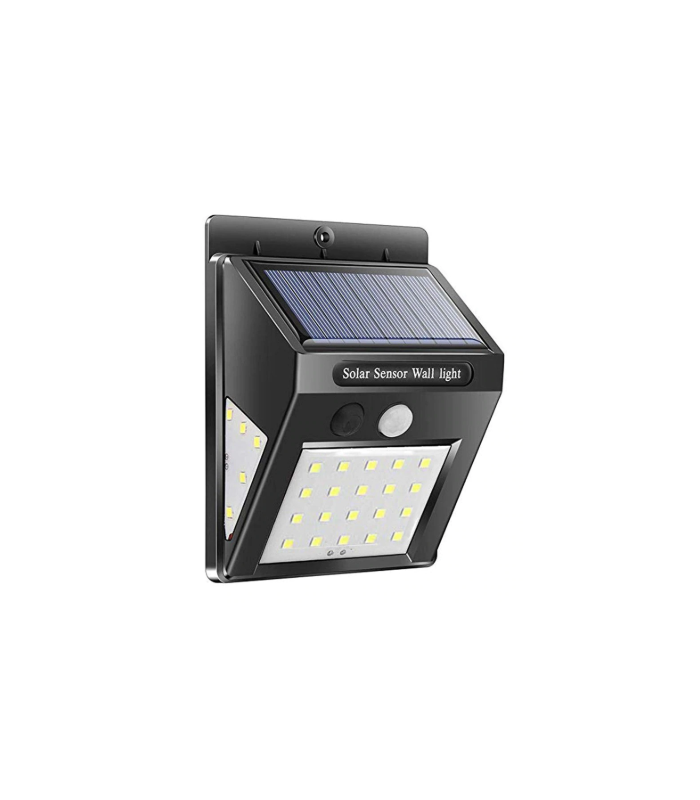 Lampara solar led con sensor de movimiento