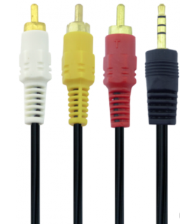 Cable RCA 3x3 de 1,5m.