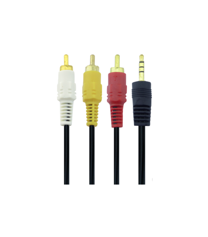 Cable RCA 3x3 de 1,5m.