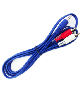 Cable 2x1 Plush 3,5 a Rca Stereo de 1,5metros