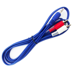 Cable 2x1 Plush 3,5 a Rca Stereo de 1,5metros