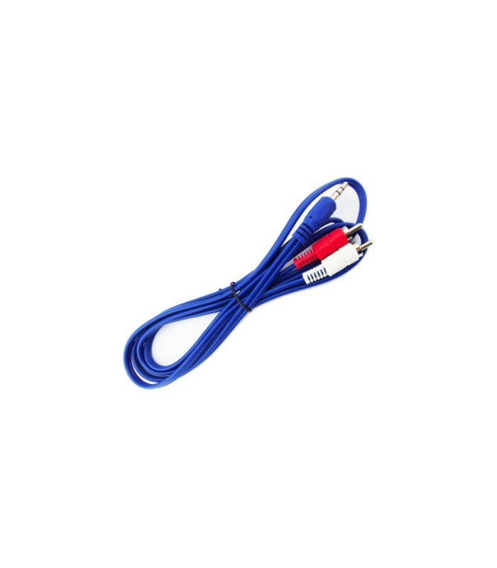 Cable 2x1 Plush 3,5 a Rca Stereo de 1,5metros