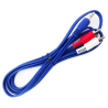 Cable 2x1 Plush 3,5 a Rca Stereo de 1,5metros