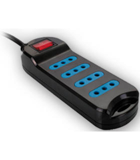 Alargador 5 tomas de 3 metros con Interruptor