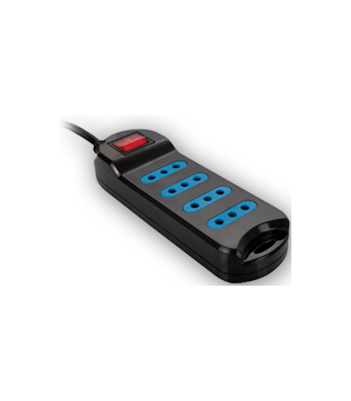 Alargador 5 tomas de 3 metros con Interruptor