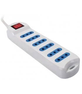 Alargador 5 tomas de 3 metros con Interruptor