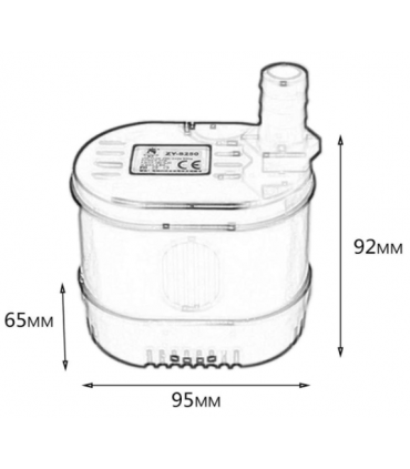 Bomba de agua sumergible ZY-S150 15w 1,2m
